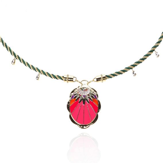 Multicolored Leopolda necklace