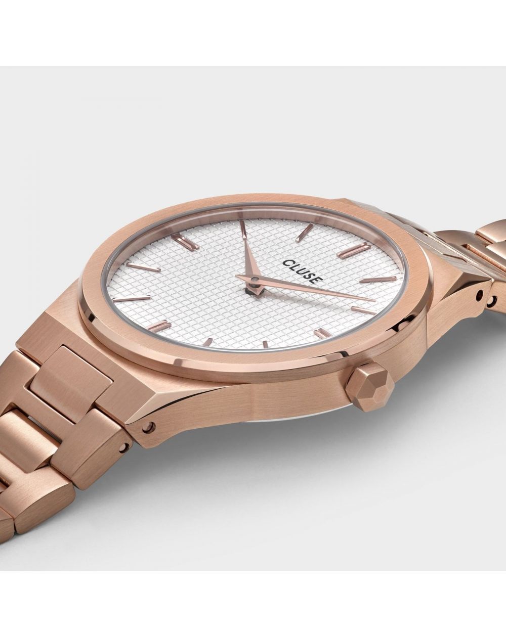 CLUSE - CW0101210001 - Vigoureux H-Link Rose gold Snow White/Rose Gold