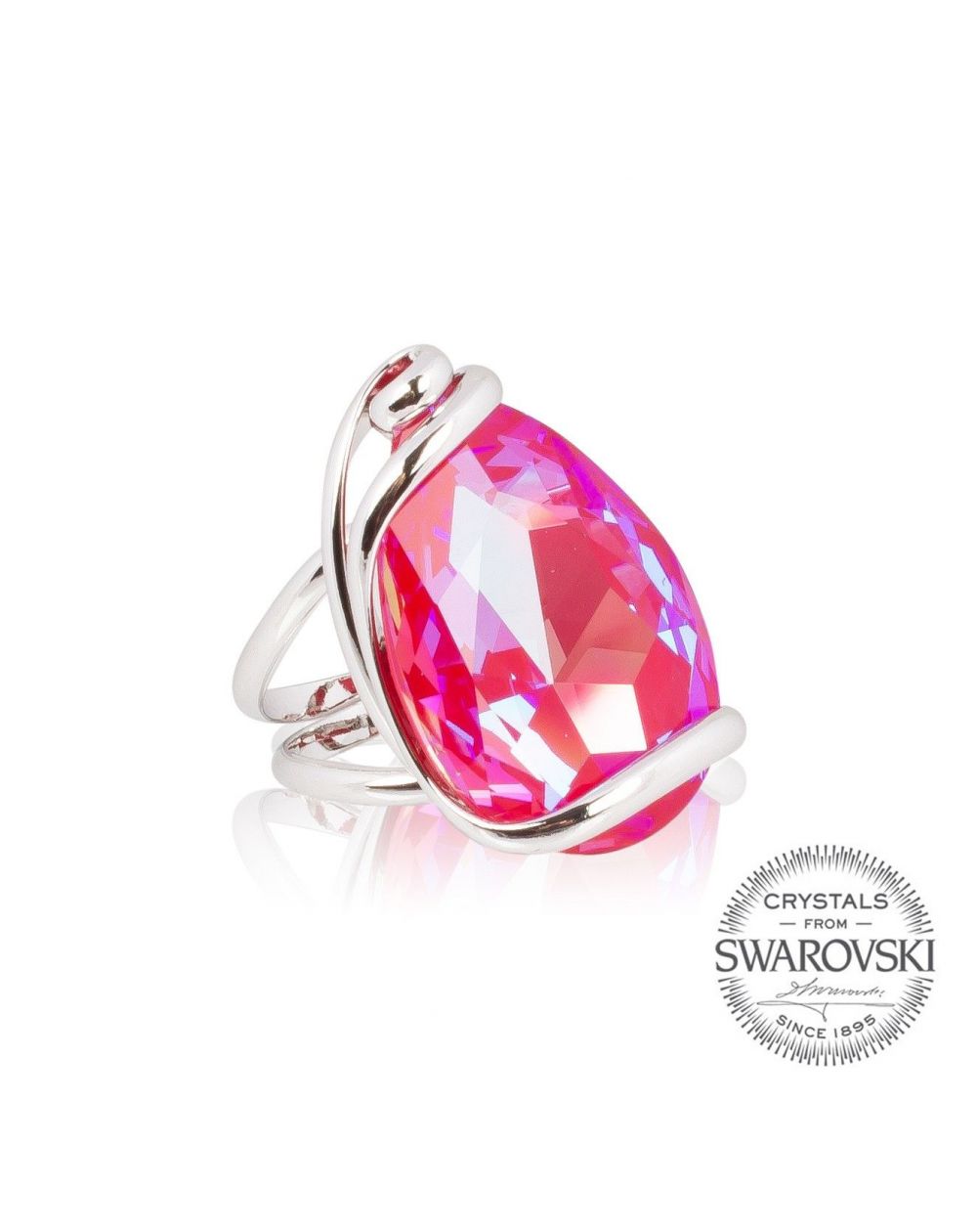 Andrea Marazzini bijoux - Bague cristal Swarovski Red Delite