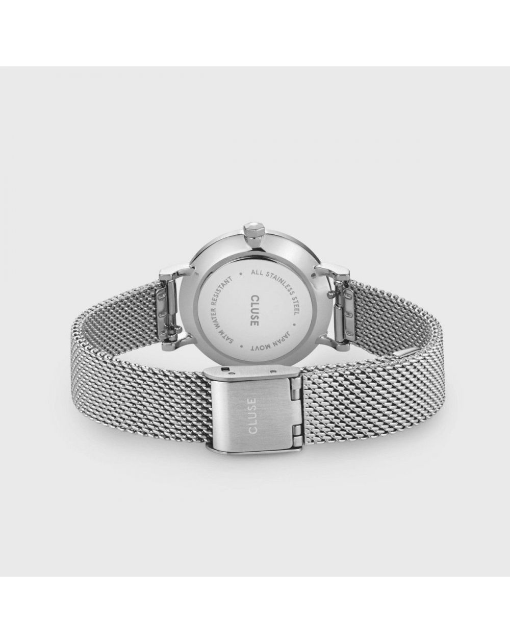 Montre CLUSE - Boho Chic Petite Mesh White, Silver - CW0101211007