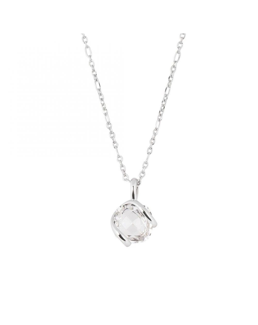 ovale Swarovski munt kristal ketting