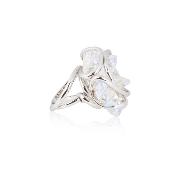 Andrea Marazzini - Bague cristal Swarovski Flower  F01 Aurora