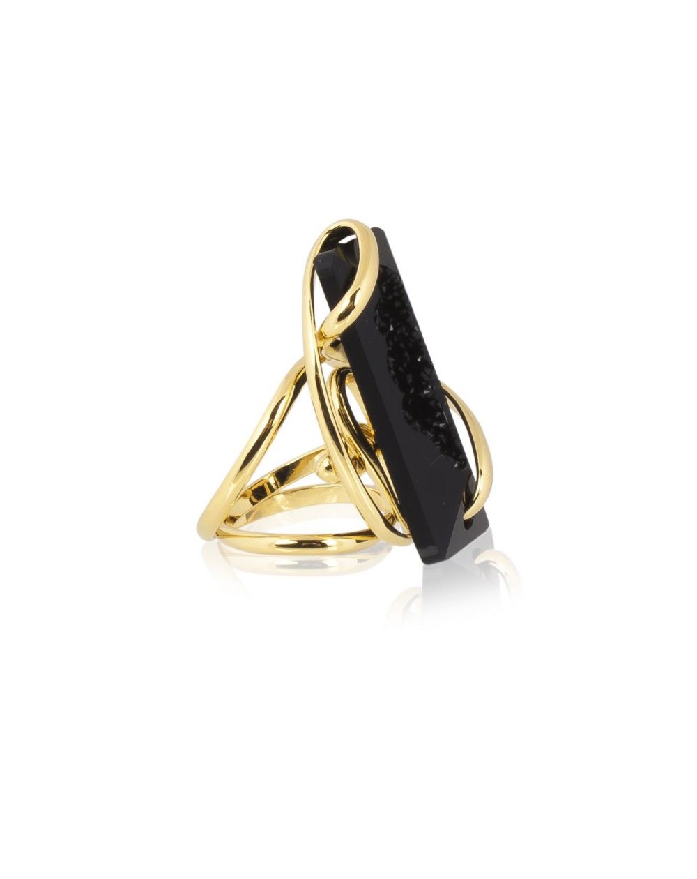 Andrea Marazzini bijoux - Bague cristal Swarovski Moondust Black