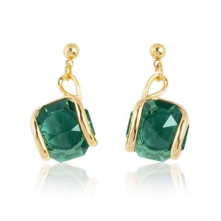 Boucles d'oreilles Andrea Marazzini - Cristal Swarovski Emeraude