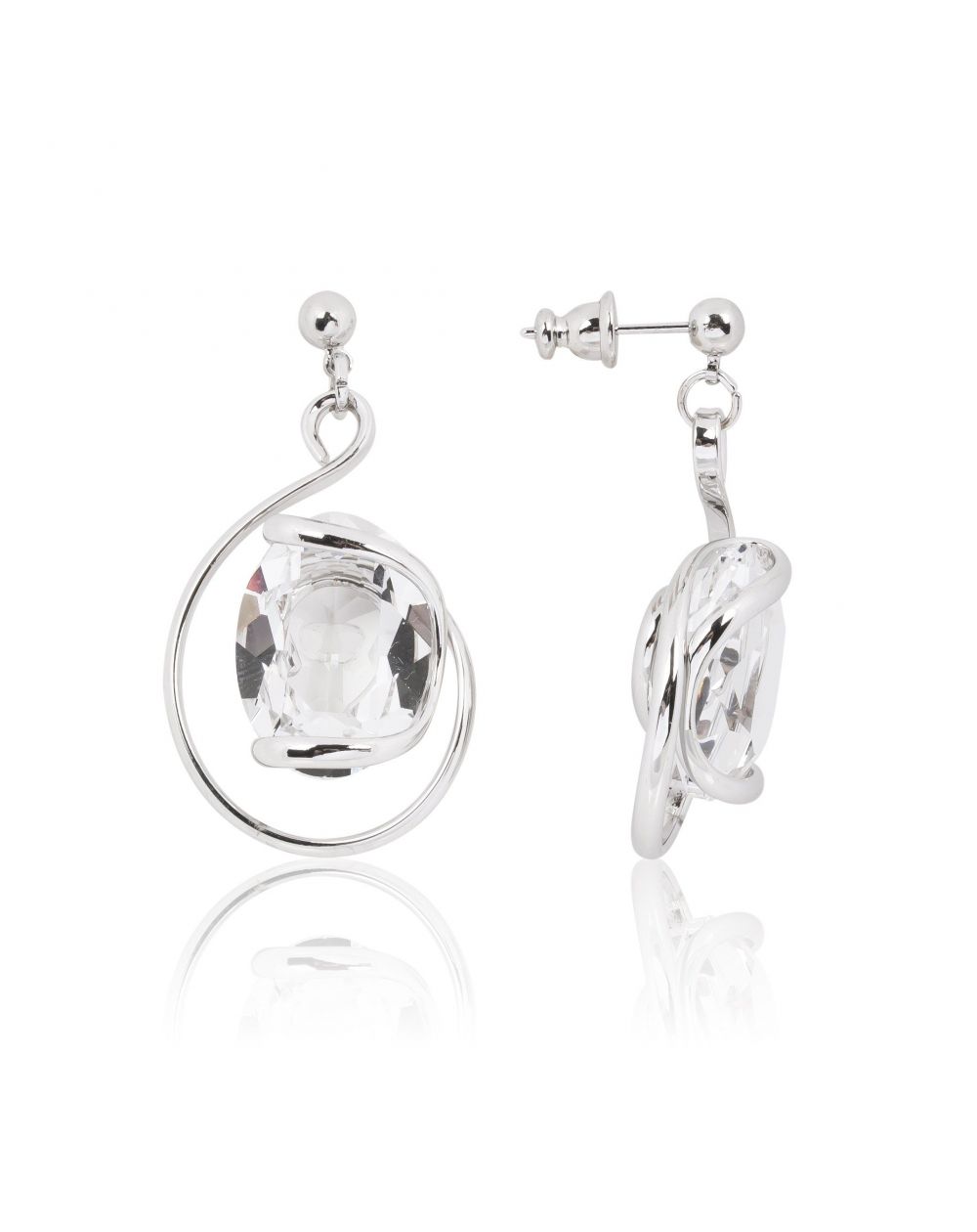 Boucles d'oreilles Andrea Marazzini - Cristal Swarovski Ovale Crystal