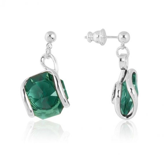 Boucles d'oreilles Andrea Marazzini - Cristal Swarovski Emeraude