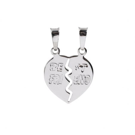 Pendentif Coeur à briser Best Friend - Bijoux en argent - Pendentif