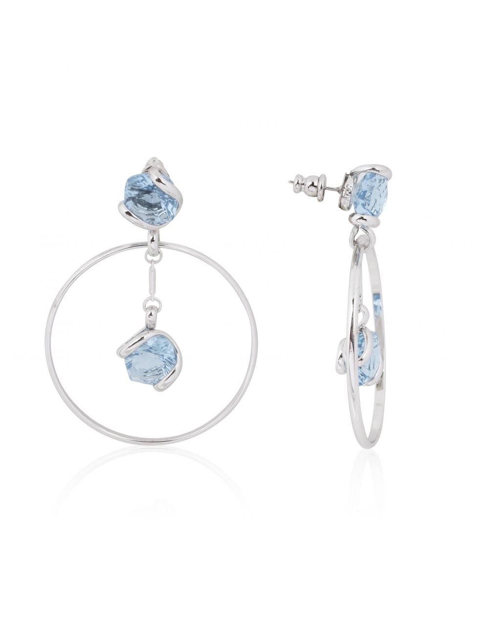 Boucles d'oreilles Andrea Marazzini - Cristal Swarovski Mystic Aquamarine