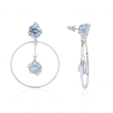 Boucles d'oreilles Andrea Marazzini - Cristal Swarovski Mystic Aquamarine