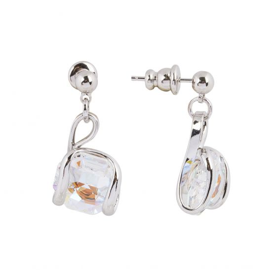 Swarovski blue crystal earrings