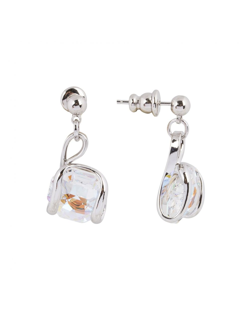 Swarovski blue crystal earrings