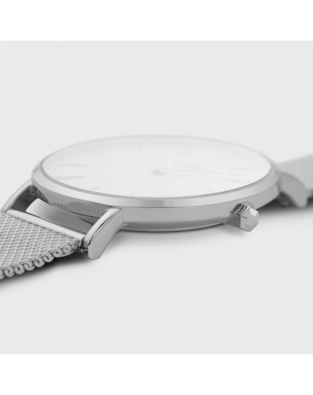 Montre CLUSE - Boho Chic Mesh White, Silver Colour