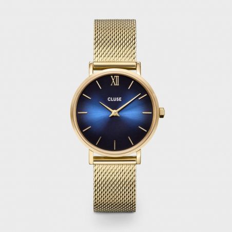 Montre CLUSE - Minuit Mesh Deep Blue, Gold Colour - CW10202