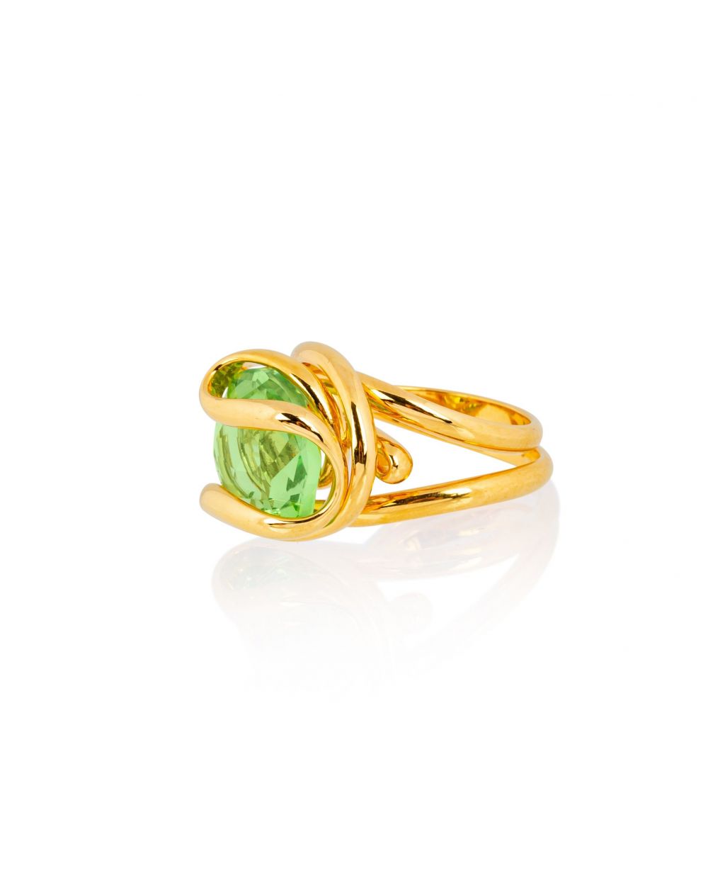 Andrea Marazzini - Bague Cristal Swarovski Cherry Peridot