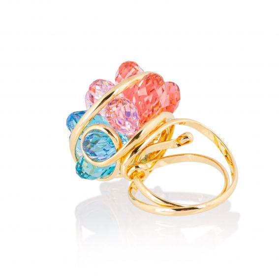 Andrea Marazzini - Bague Cristal Swarovski Bouquet F43 Rio