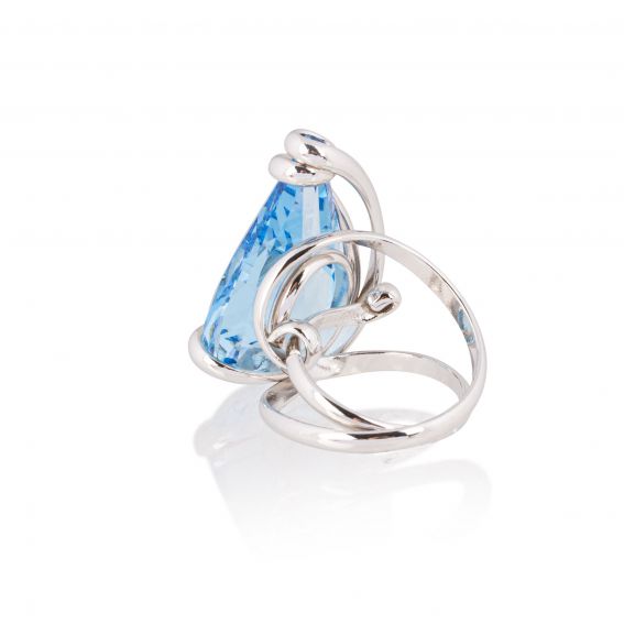 Andrea Marazzini - Bague Cristal Swarovski Florence Aquamarine