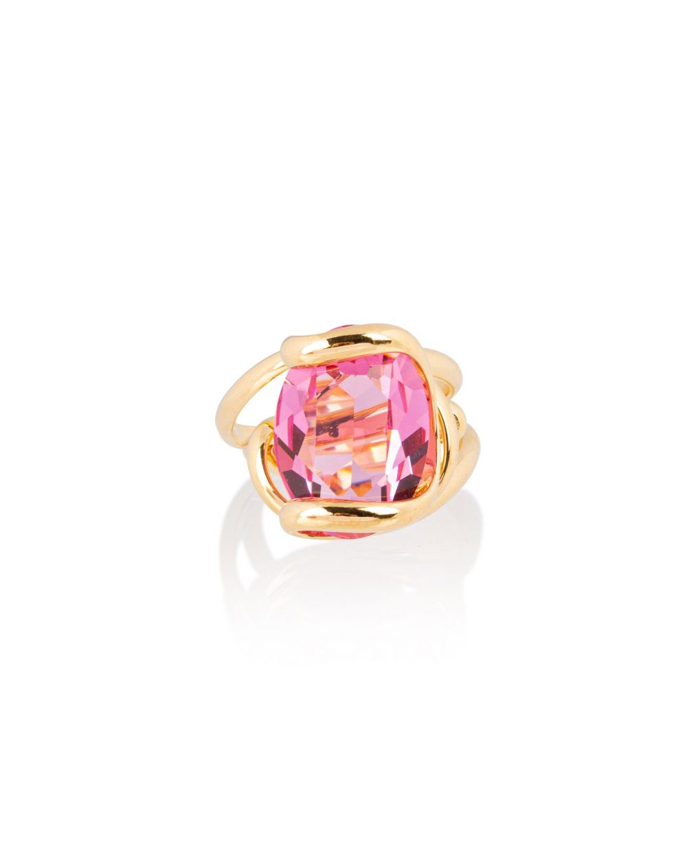 Andrea Marazzini - Bague Cristal Swarovski Ovale Fuchsia