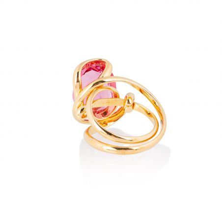 Andrea Marazzini - Bague Cristal Swarovski Ovale Fuchsia