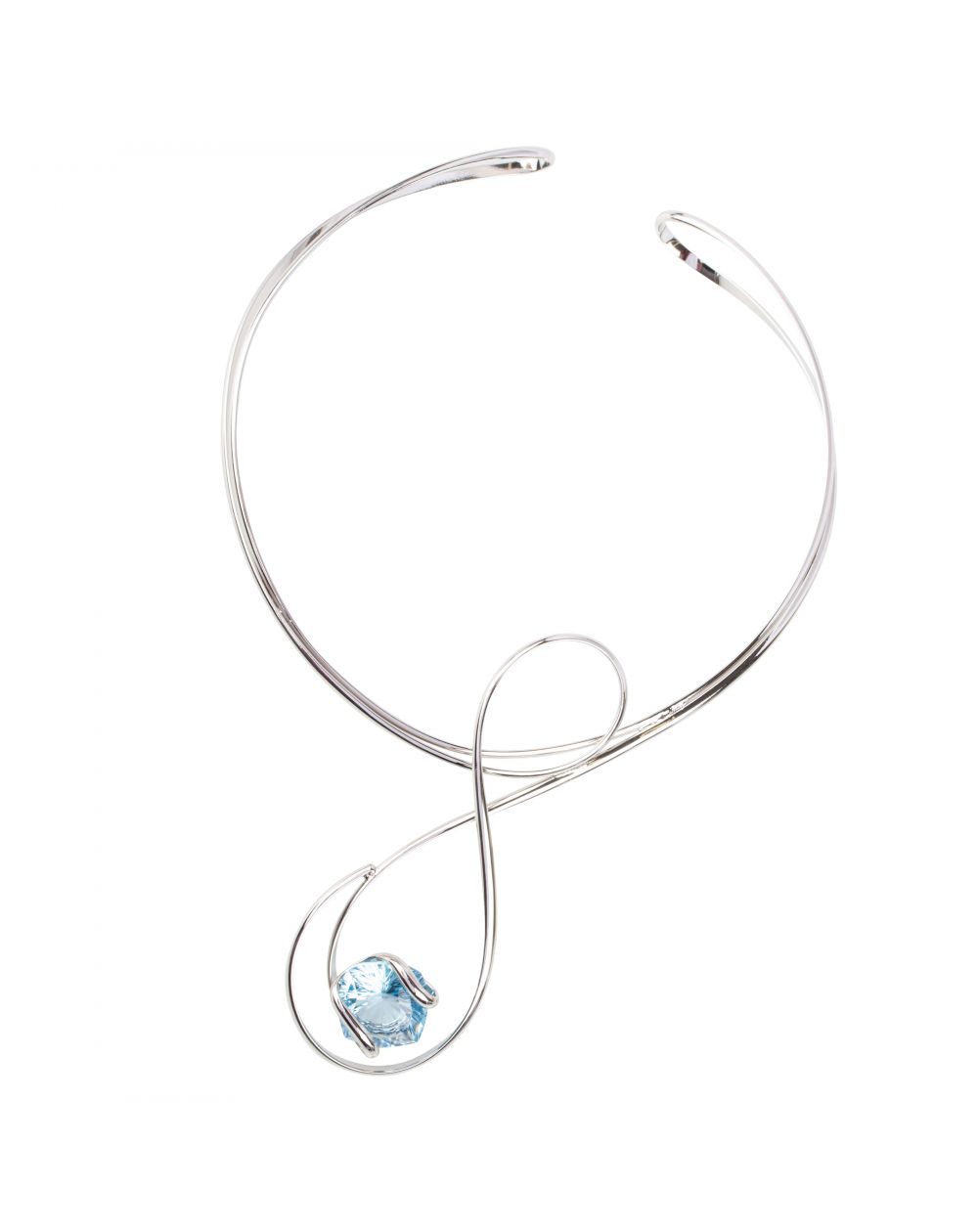 Collier Andrea Marazzini, pierre Swarovski Big Mystic Aquamarine