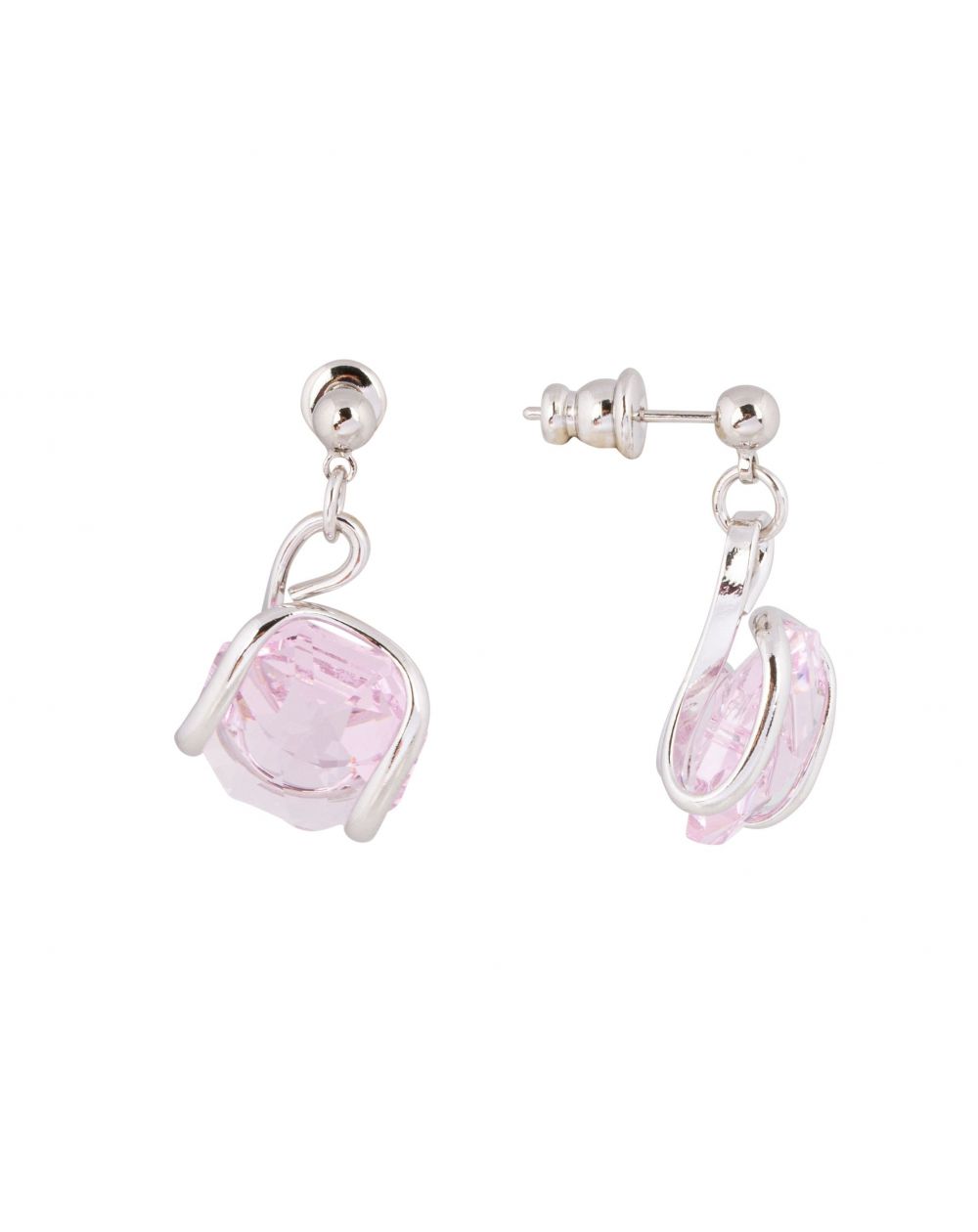 Boucles d'oreille Andrea Marazzini - Boucles d'oreilles Octagon Rose Courtes