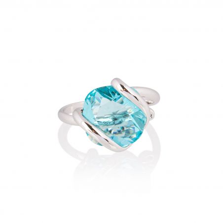 Andrea Marazzini - Bague Cristal Swarovski Mini Light Turquoise