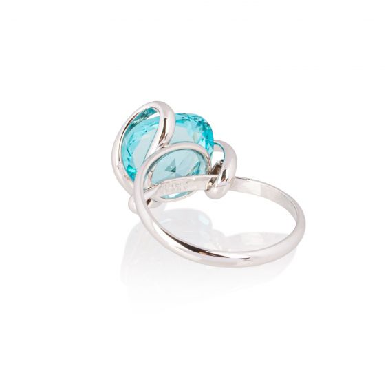 Andrea Marazzini - Bague Cristal Swarovski Mini Light Turquoise