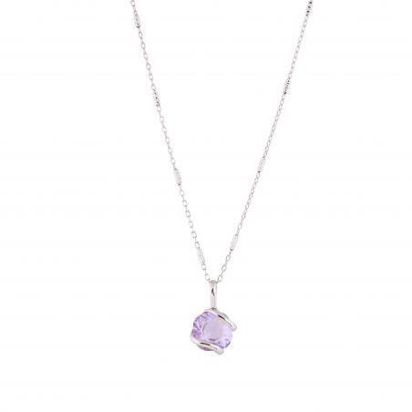 ovale Swarovski munt kristal ketting