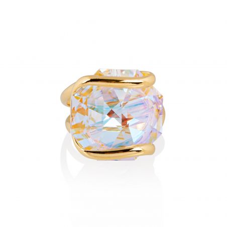 Andrea Marazzini - Bague cristal Swarovski Octagon AB