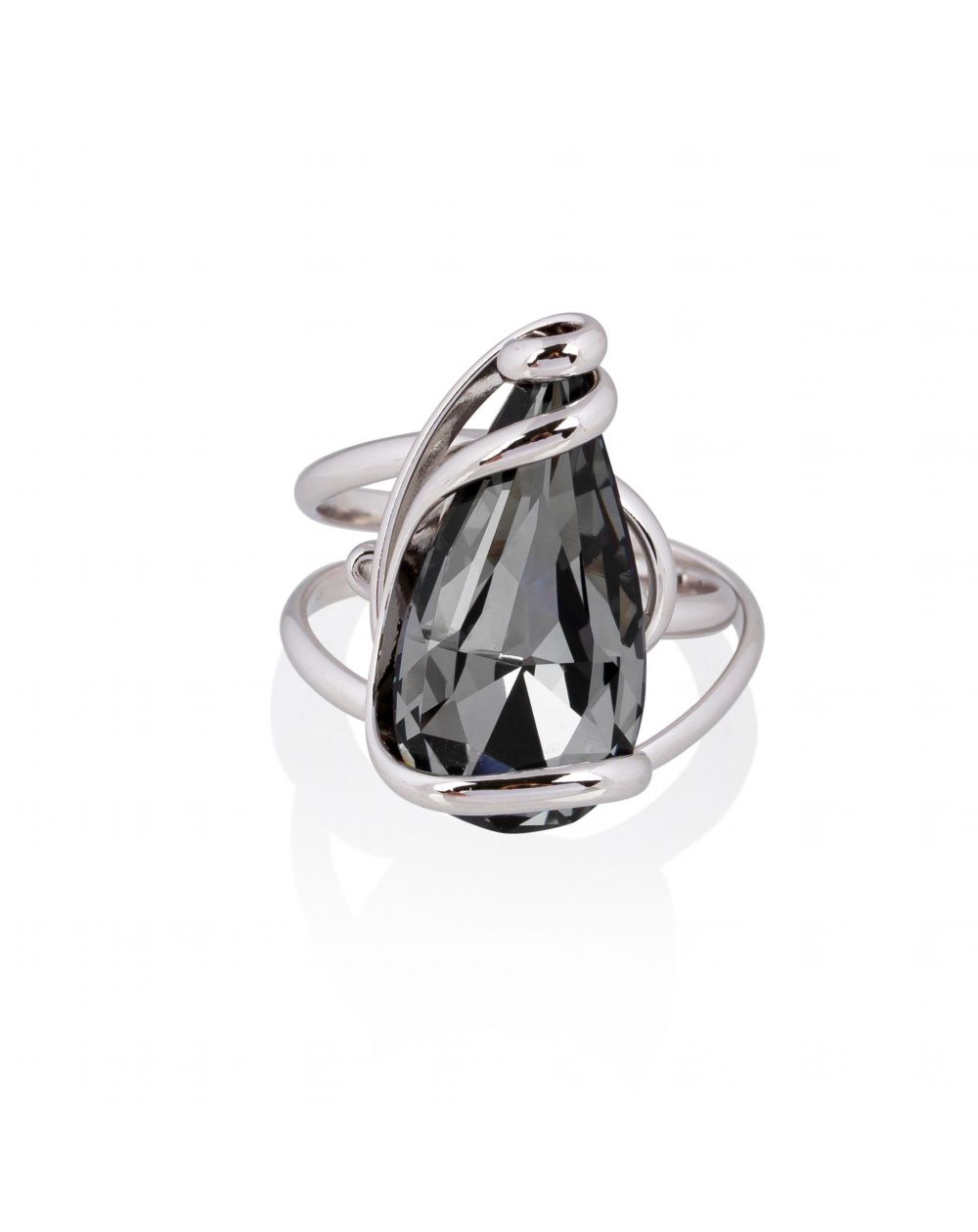 Andrea Marazzini - Bague cristal Swarovski Florence Silver Night