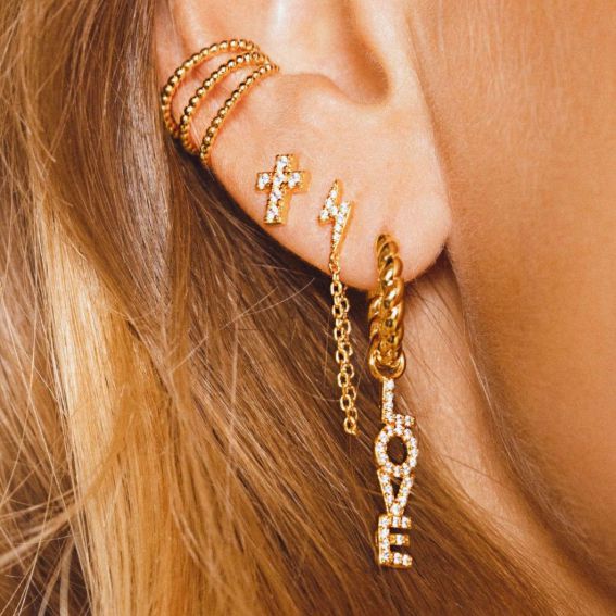 Boucles d'oreilles MYA BAY Flash chain - BO-129.1 - Marque Mya Bay 