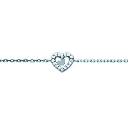 Bracelet argent 925 rhodie oz