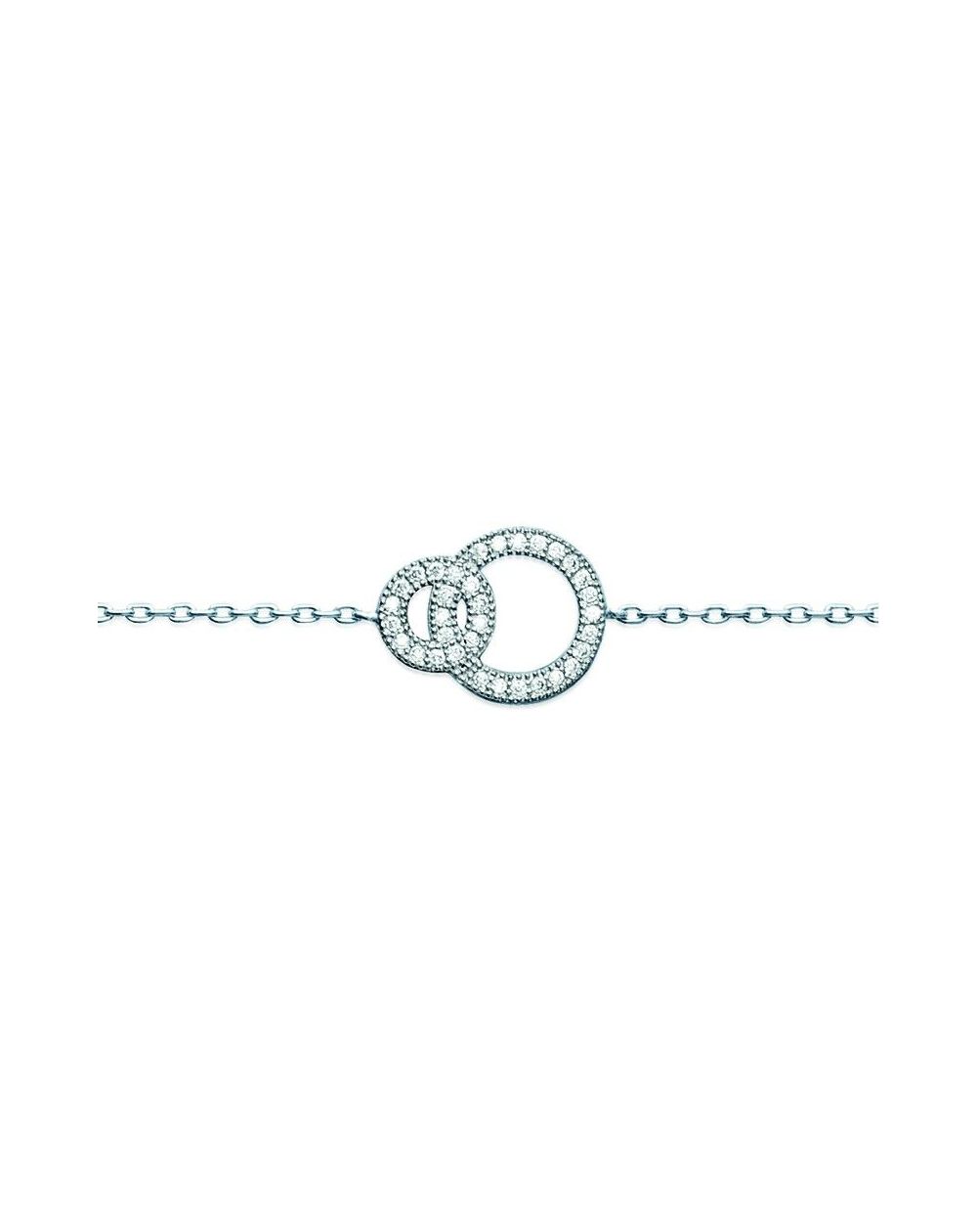 Bracelet argent 925 rhodie oz microserti