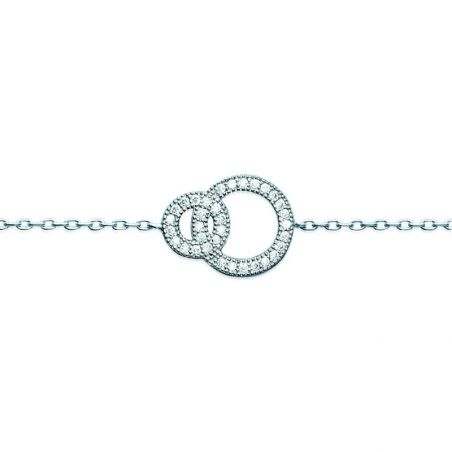 Bracelet argent 925 rhodie oz microserti