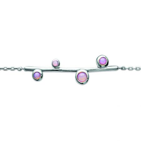 Bracelet argent 925 rhodie ps