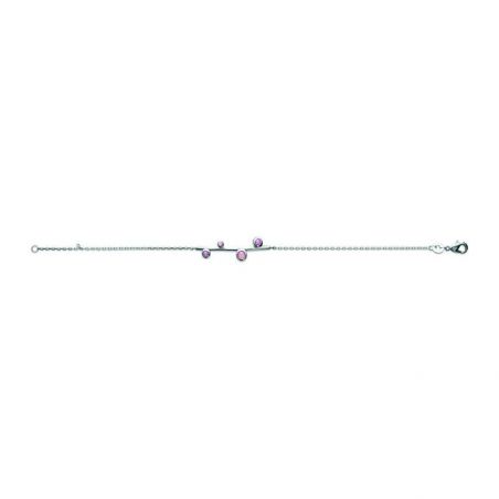 Bracelet argent 925 rhodie ps