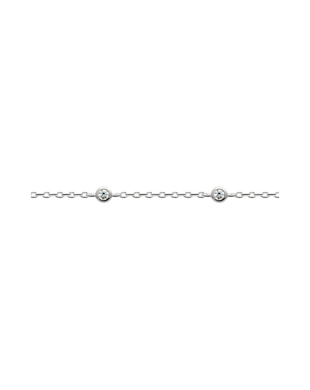 Bracelet argent 925 rhodie oz