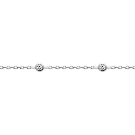 Bracelet argent 925 rhodie oz