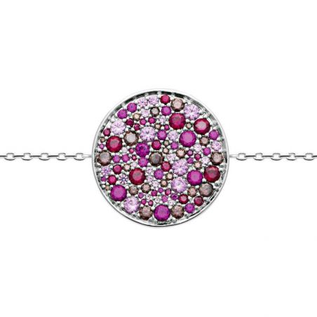 Bracelet argent 925 rhodie ps