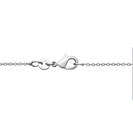 Bracelet argent 925 rhodie nacre