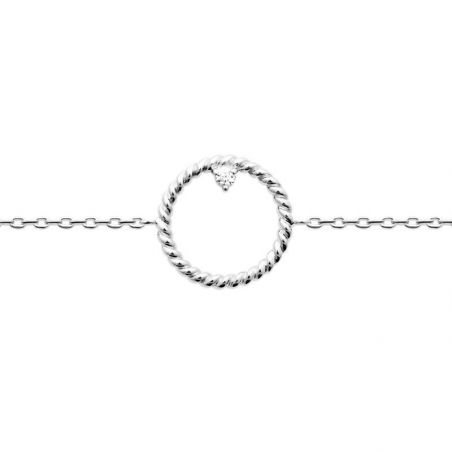 Bracelet argent 925 rhodie oz