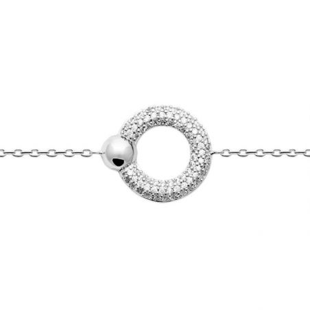 Bracelet argent 925 rhodie oz