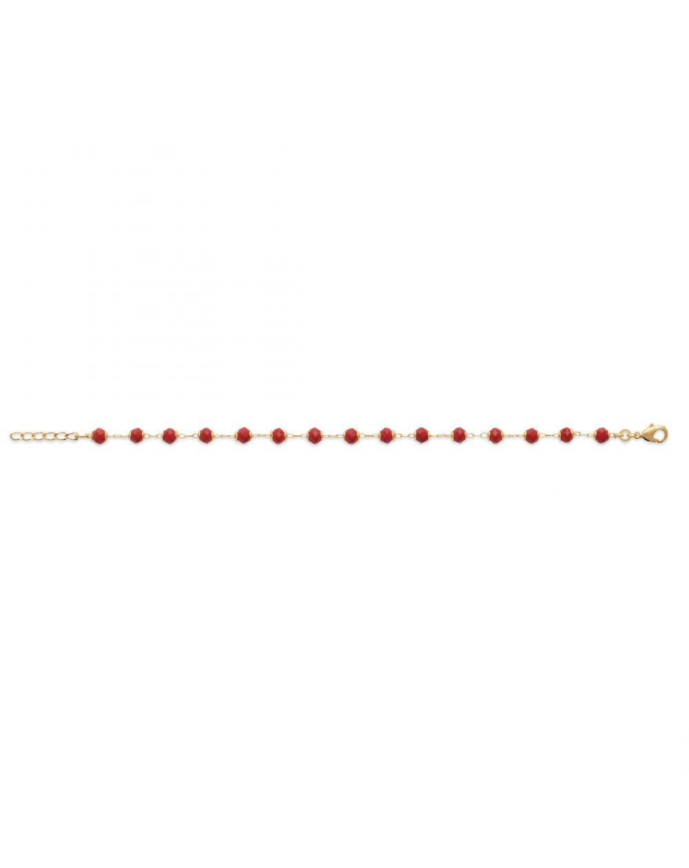 Bracelet pl-or 750 3mic cristal