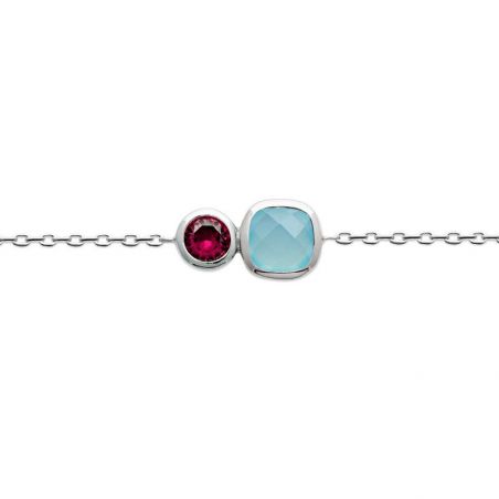 Bracelet argent 925 rhodie pv