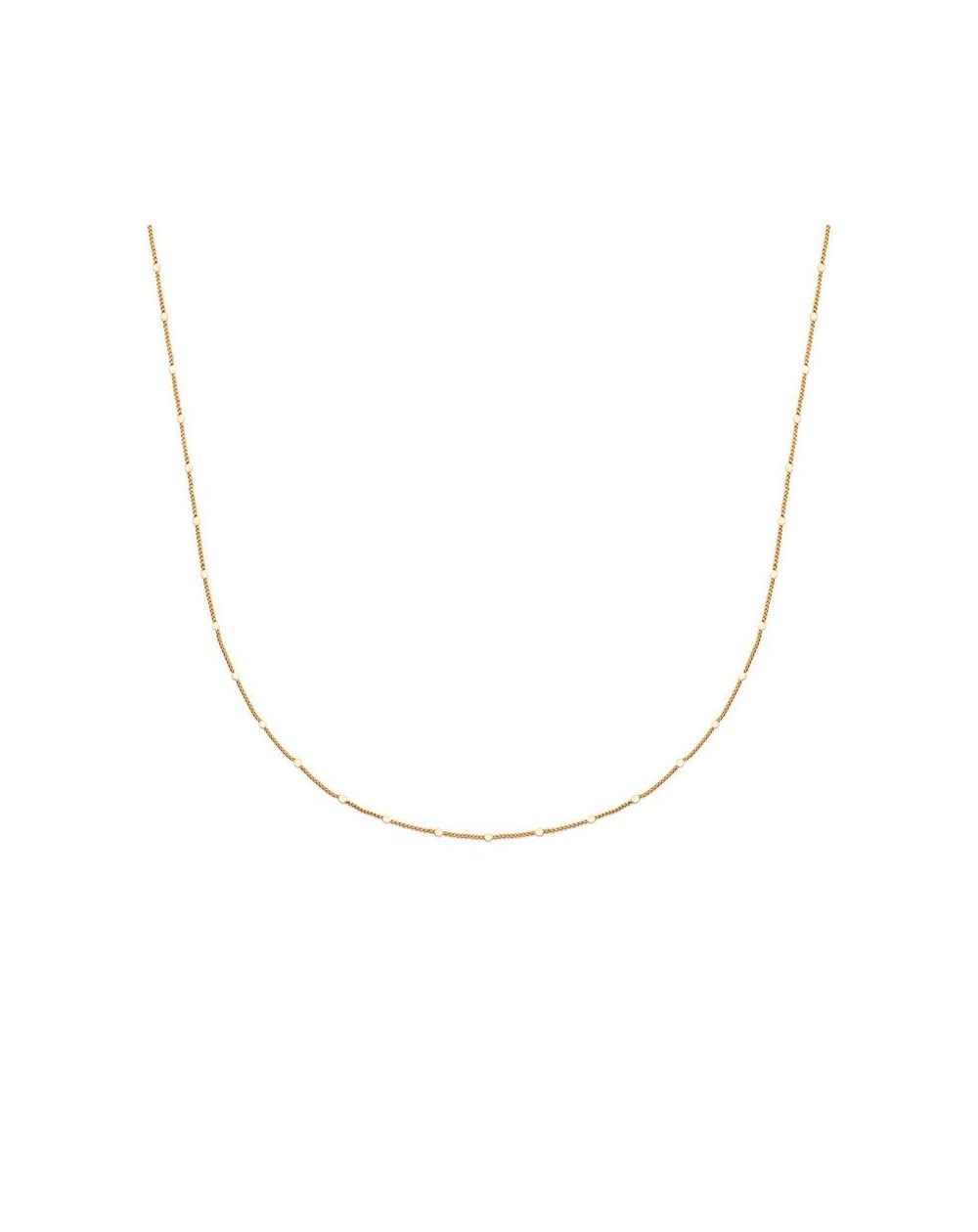 Collier pl-or 750 3mic