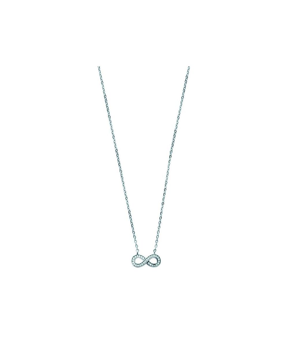 Collier argent 925 rhodie oz microserti