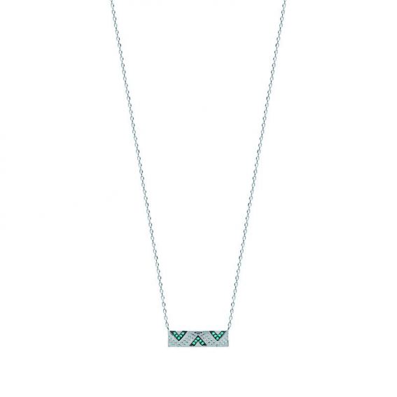 Collier argent 925 rhodie ps