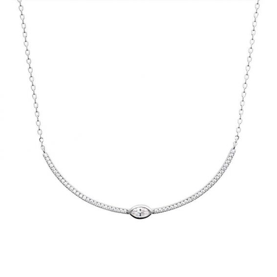 Collier argent 925 rhodie oz