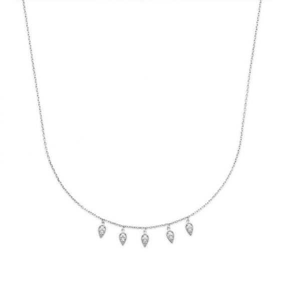 Collier argent 925 rhodie oz