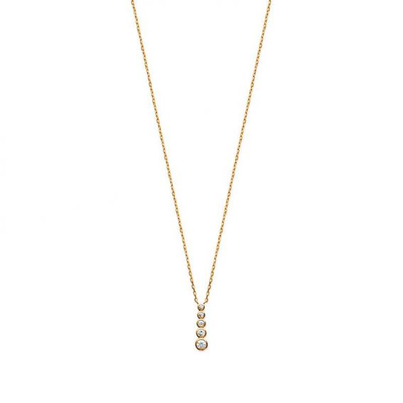 Collier pl-or 750 3mic oz