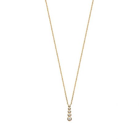 Collier pl-or 750 3mic oz